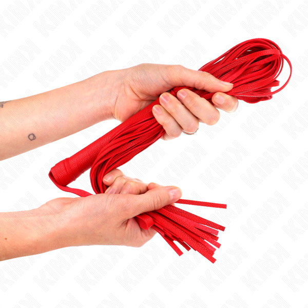 Kink látigo pvc blando rojo 70 cm