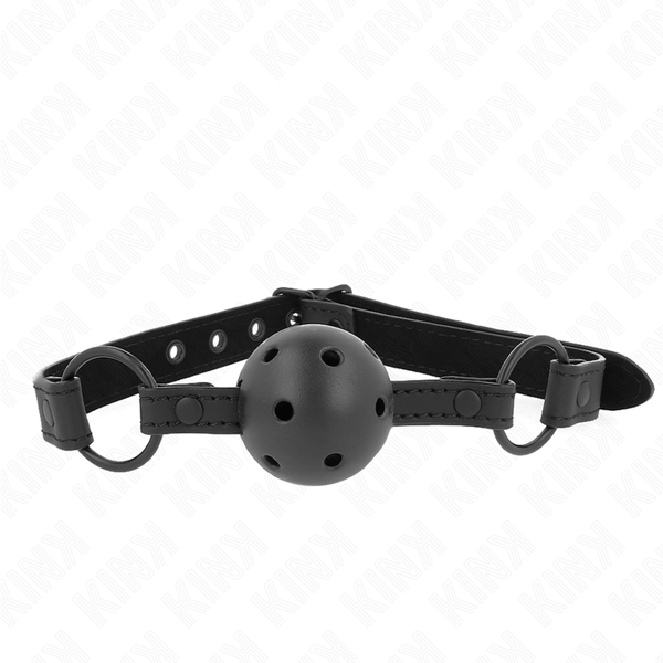 Kink mordaza de bola 4.5 cm de neopreno 63.5 x 2 cm ajustable 41 x 59 cm