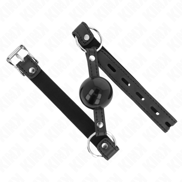 Kink mordaza de bola 4 cm tpe con candado negro 60 x 2 cm