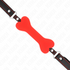 Kink mordaza de hueso 12 cm rojo 63 x 2 cm