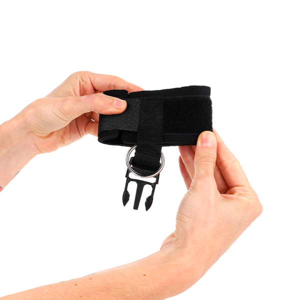 Kink muñequeras neopreno con cierre de gancho negro ajustable 22 34 cm