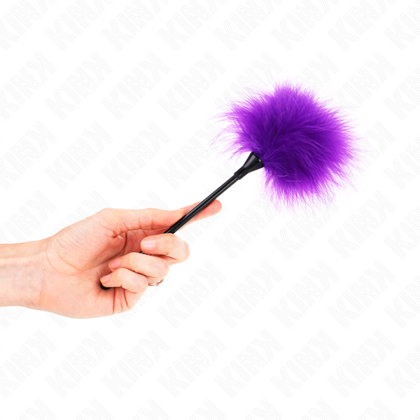 Kink plumas para cosquillas morado usado para el kit bondage 27 cm