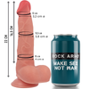 Rock ranger dildo realista dual density liquid silicone 22 cm o 3.6 cm