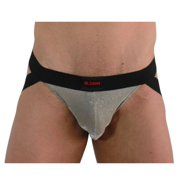 Burn 001 jock brillante beige negro
