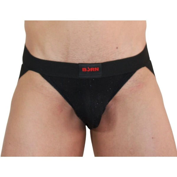 Burn 003 jock brillante negro