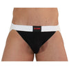 Burn 004 jock brillante negro blanco