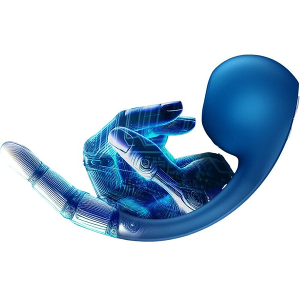 Satisfyer pro con wave 4 estimulador Punto G y air pulse aplicación gratuita azul oscuro