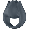 Perfect pair 2 multivibrador 2 en 1 anillo para pene y estimulador de dedo gris