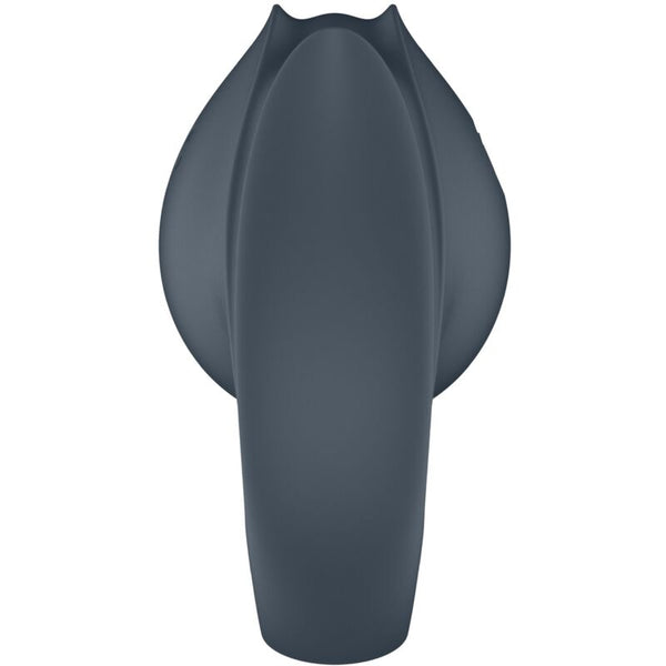 Perfect pair 2 multivibrador 2 en 1 anillo para pene y estimulador de dedo gris