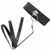 Kink collar con correa 116 cm con tachuelas correa polipiel 50 x 5 cm