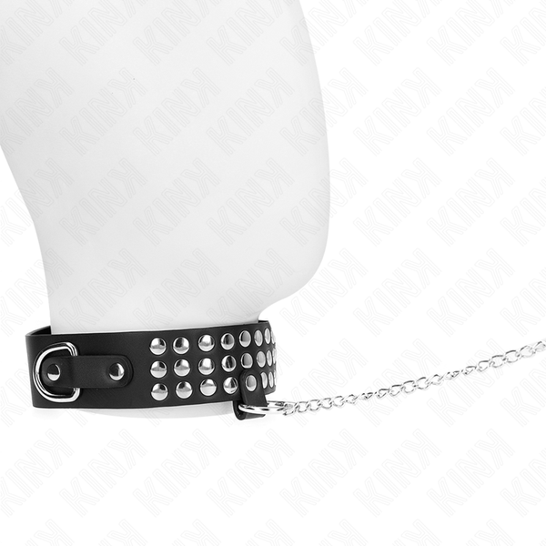 Kink collar con correa 65 cm con brillos ajustable 37 42 cm x 5.3 cm