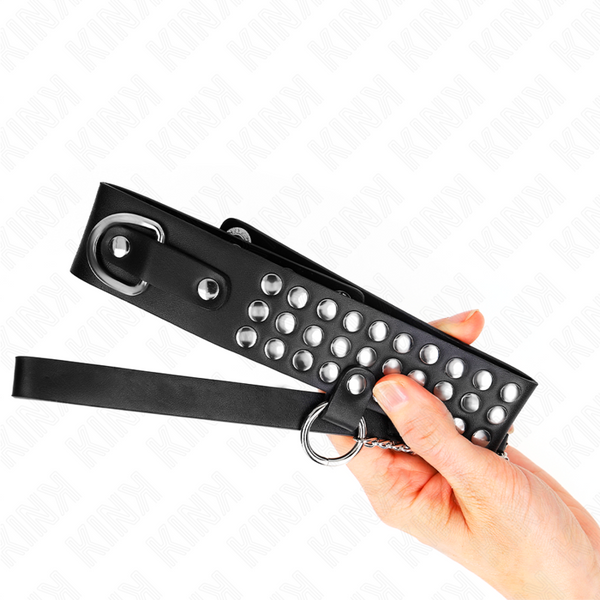 Kink collar con correa 65 cm con brillos ajustable 37 42 cm x 5.3 cm