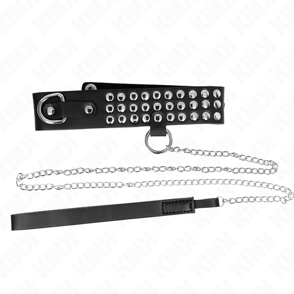 Kink collar con correa 65 cm con brillos ajustable 37 42 cm x 5.3 cm