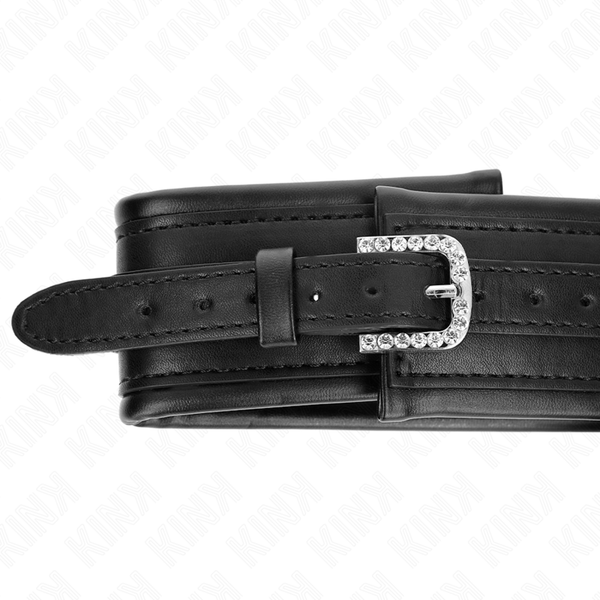 Kink collar con correa 65 cm hebilla brillante 48.5 cm x 5.3 cm