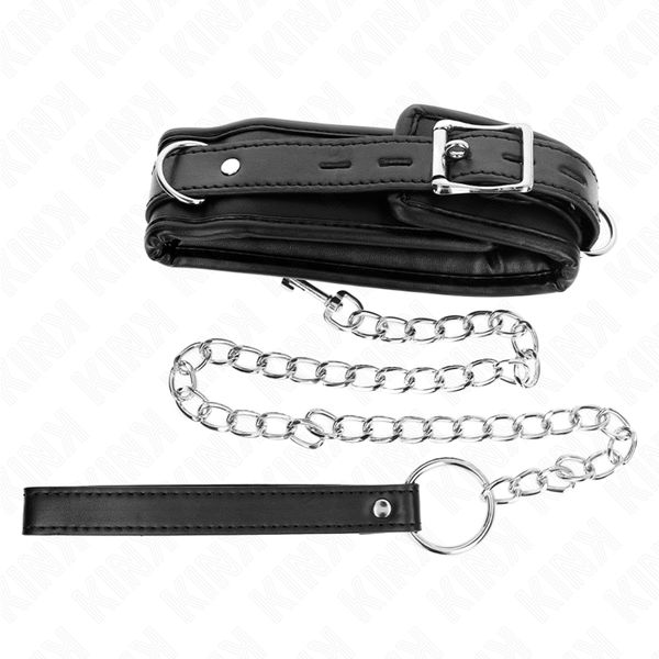Kink collar con correa 65 cm pesado modelo 1 ajustable 36.5 50 cm
