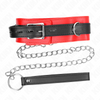 Kink collar con correa 65 cm rojo 54 x 4.5 cm