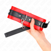 Kink collar con correa 65 cm rojo 54 x 4.5 cm