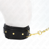 Kink collar con correa esponja imitación cuero modelo 1 ajustable 37 54 cm x 3 cm