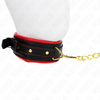 Kink collar con correa esponja imitación cuero modelo 2 ajustable 37 54 cm x 3 cm