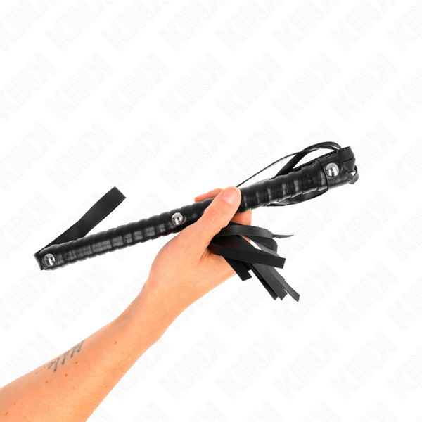 Kink látigo con mango texturizado negro 48.5 cm