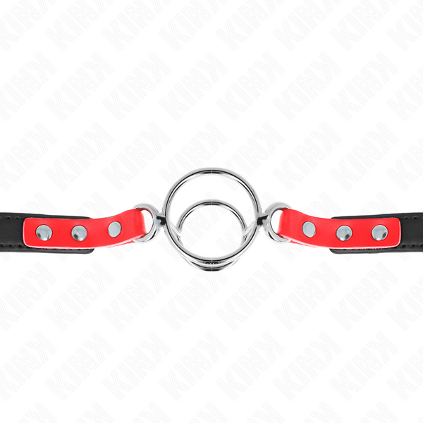 Kink mordaza con múltiples juntas tóricas 4 4.8 cm rojo ajustable 38 x 56 cm