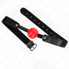 Kink mordaza de bola 4 cm suave de tpe modelo 1 66 x 2.5 cm ajustable 41 61 cm