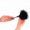 Kink plumas para cosquillas con mango de diamantes de imitación 27 cm