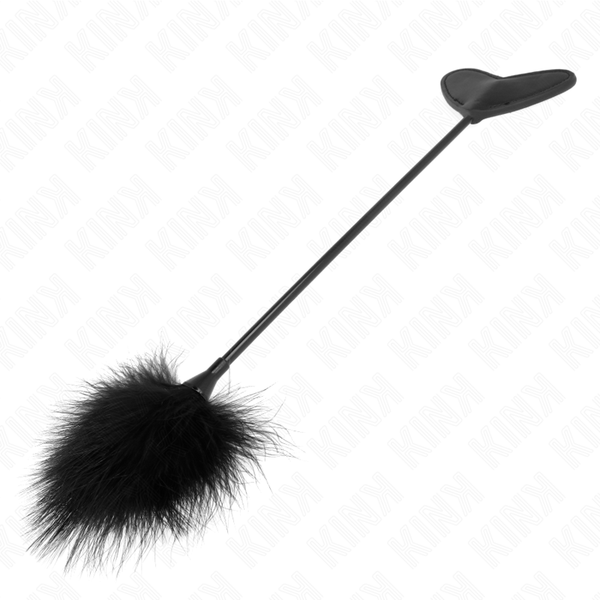 Kink plumas para cosquillas con paleta de corazón 31 cm