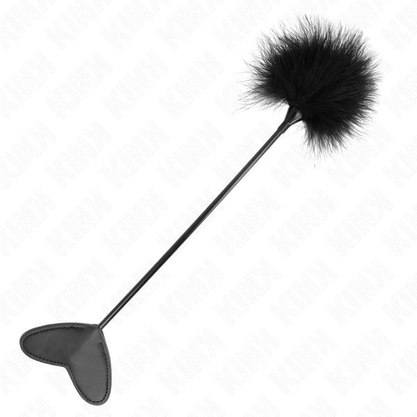 Kink plumas para cosquillas con paleta de corazón 31 cm