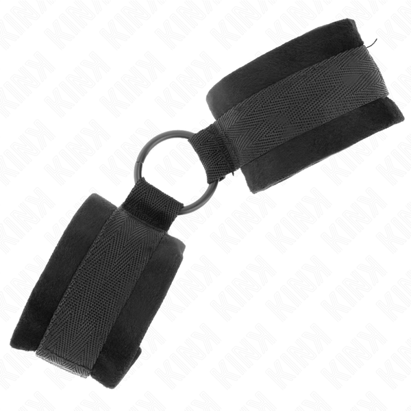 Kink muñequeras 25 cm para principiantes con anilla 4 cm negro ajustable 15 25 cm