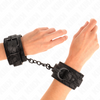 Kink muñequeras de encaje ajustable negro 19 26 cm