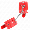 Kink muñequeras finas rojo ajustable 21 33 cm