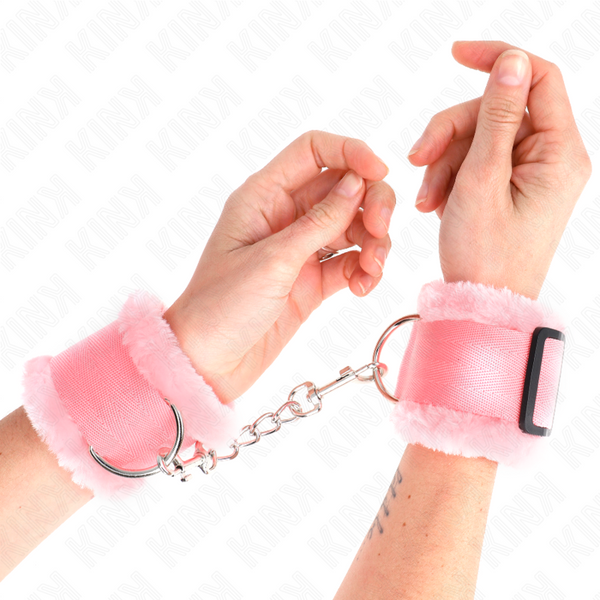 Kink muñequeras forrada rosa ajustable 17 31 cm x 7 cm