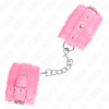 Kink muñequeras forradas premium rosa con correa rosa ajustable 17 29 cm x 6 cm