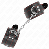 Kink muñequeras negro con detalles en rojo ajustable 20 28 cm x 5.5 cm