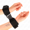 Kink muñequeras nylon negro modelo 1 ajustable 25 35 cm x 6 cm