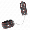 Kink muñequeras pequeña negro con detalles en rojo ajustable 14 24 cm x 3.5 cm