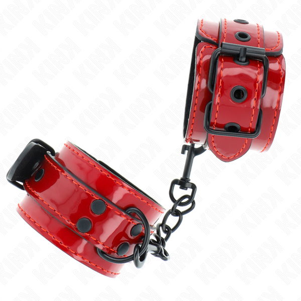 Kink muñequeras rojo oscuro 23 x 5 cm