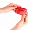 Kink muñequeras sencillas rojo ajustable 20 23 cm x 5.5 cm
