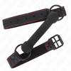 Kink mordaza forma de hueso con correa polipiel negro ajustable 41 57 cm