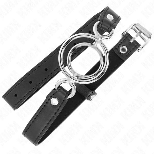 Kink mordaza con múltiples juntas tóricas 5 cm negro 63 x 2.5 cm