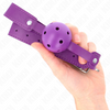 Kink mordaza de bola 4.5 cm transpirable morado 65 x 2.5 cm