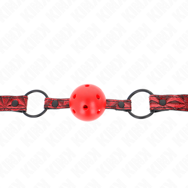 Kink mordaza de bola 4.5 cm con patrón de diamante modelo 1 64.5 cm ajustable 42 60 cm