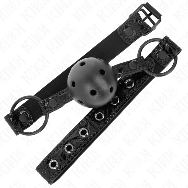 Kink mordaza de bola 4.5 cm con patrón de diamante modelo 3 64.5 cm ajustable 42 60 cm