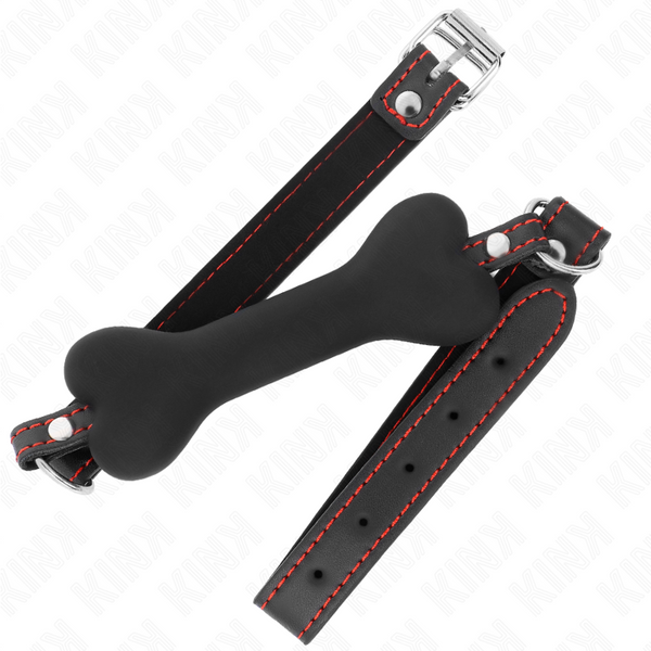 Kink mordaza de hueso 12 cm negro 63 x 2 cm