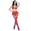 Chilirose cr 4716 conjunto 3 piezas rojo