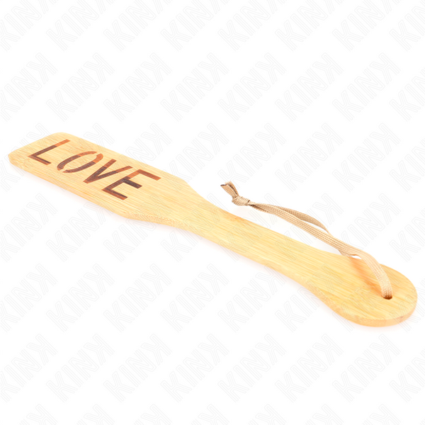 Kink pala de bambú palabra love 32 x 5.5 cm
