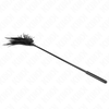Kink plumas múltiples para cosquillas negro 45 cm
