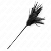 Kink plumas múltiples para cosquillas negro 45 cm