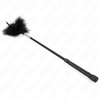 Kink plumas para cosquillas con mango de diamantes de imitación 50 cm